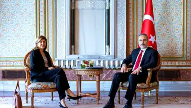 Fidan, BM Kıbrıs Temsilcisi Cuellar ile Görüştü